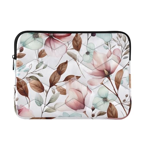 Funda para portátil 13-14 pulgadas con diseño floral impermeable