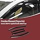 HEROFFIX 1 Satz Fensterabweiser für Honda Fit 2009-2014 Seitliche Fensterwindabweiser Schwarz