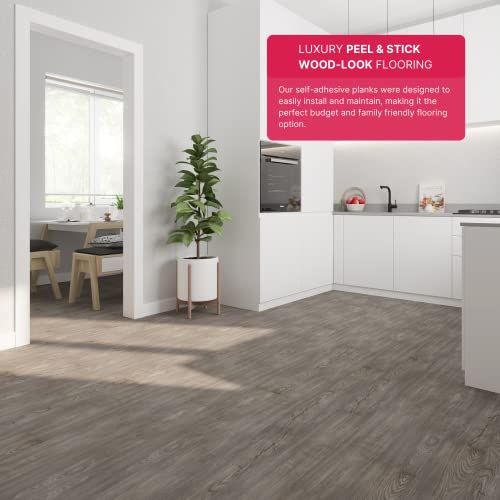 Luxury Vinyl Floor Tiles by Lucida USA Peel & Stick Adhesive Flooring