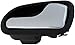 Dorman 93845 Interior Door Handle Compatible with Select Mazda Models, Black; Chrome