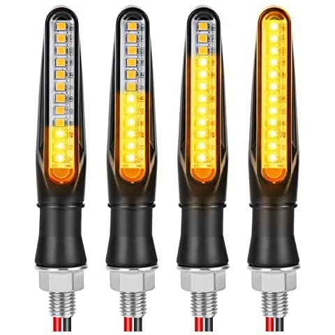 URAQT LED Turn Signal Lights for Motorcycles Cover