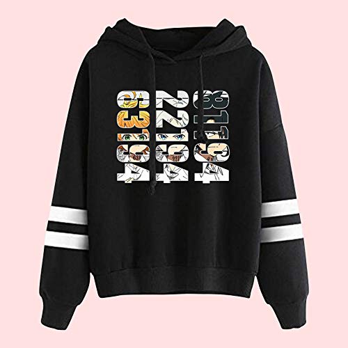 Novo moletom com capuz The Promised Neverland Emma Norman Ray Anime manga longa listrada moletons un