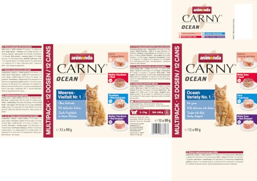 animonda Carny Adult Ocean Meeresvielfalt Nr. 1 (12 x 80 g)