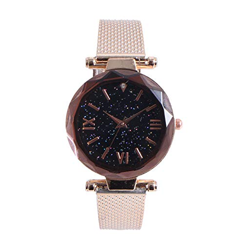 Preisvergleich Produktbild Winkey Damen-Armbanduhr, Edelstahl, Quarzuhr rose gold