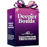 Nuyviare Couples Card Game for Adults – Romantic Date Night Conversation Starters, 150 Relationship Questions, Thoughtful Anniversary & Valentine’s Gift for Him Her | Deeper Bonds