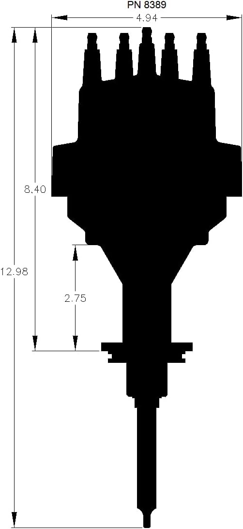 MSD 8389 Pro-Billet Ready-to-Run Distributor