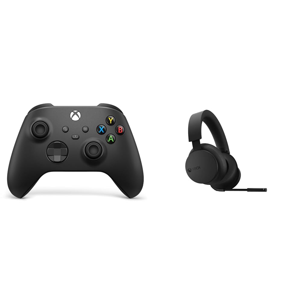 Xbox Controller Wireless - Carbon Black One, Series X|S, Windows 10/11, Android, iOS Cuffie Wireless Series X|S, One e dispositivi Windows
