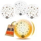 com-four® 4X Taschenwärmer Taschenwärmer wiederverwendbar - Handwärmer mit kleinen Sternen - Wärmepad für kalte Tage und für unterwegs (04 Stück - Kleine Sterne transparent)