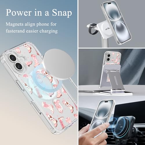 Coque iPhone 16 antichoc évitez les rayures avec MagSafe transparent - 2