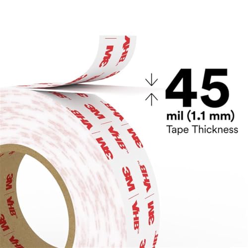 Image of 3M VHB Tape 4950, 4 in Width x 1.25 in Length (25 Pieces /Pack) (1 Pack)