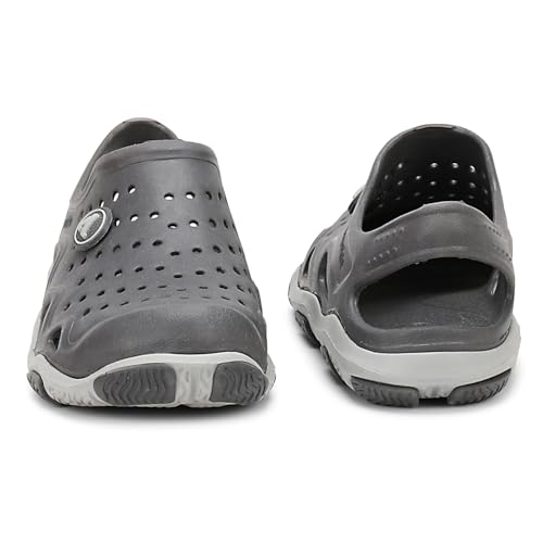 Image of Aqualite AL-635 Slip-On Clogs for Men with Back-Strap Lightweight & Quick Dry, Anti-Skid EVA Sandal for Men