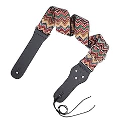 FAVOMOTO 1 PC Sangle De Guitare Bandoulière Portable Guitare Banjo Ukulélé Électrique Sangle De Guitare Portable Sangle De Guitare Basse Sangle Basse Épaule Guitare Accessoire Durable - Les Beatles, Paul McCartney, John Lennon, RIngo Starr, George Harrison