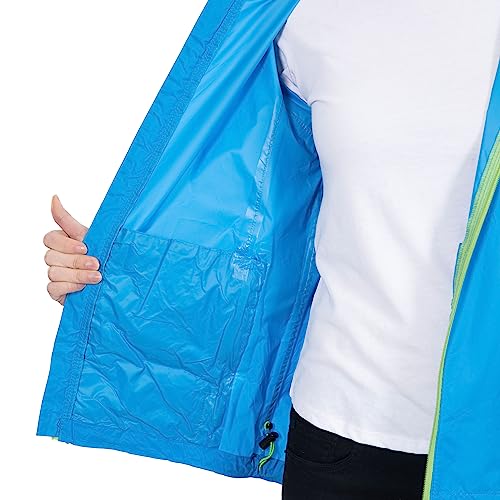 Trespass Adults Waterproof Jacket Qikpac - Waterproof, Breathable, Windproof, Taped Seams, 2 Zip Pockets, Full Body Length Front Zip, Adjustable Hood, Storm Flap, Ventilated Back, Packs Away - Image 6