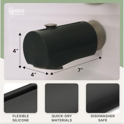 Image of Parker Baby Universal Bathtub Faucet Safety Guard | Soft & Durable Silicone Faucet Cover Bathtub Baby | BPA Free & Food Grade Bath Spout Cover for Baby in Neutral Colors