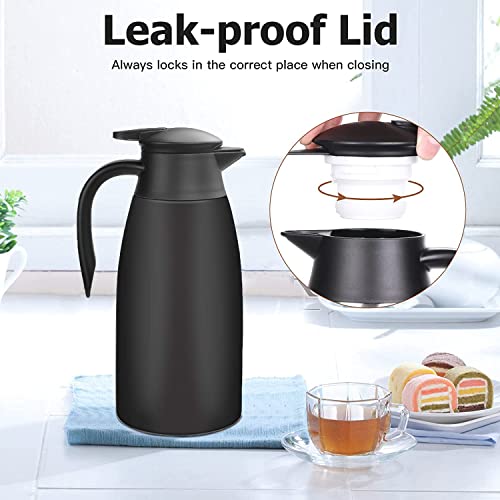 Termo de acero inoxidable de 2L ideal para compartir café en casa 6