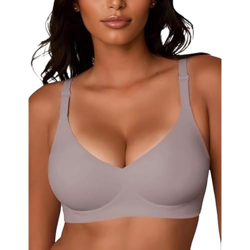 JOYTREE Silky Jelly Bras for Women No Underwire Seamless Breathable Bra