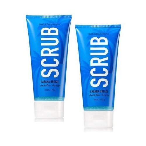 Bath and Body Works 2 Pack Cabana Breeze Smoothie Scrub 6 Oz.