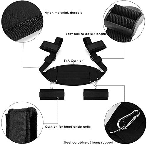 Miniatura 3 de Binxliuxo 1pc Accesorios Ajustables Para Yoga Indoor En Pareja B - D - S - M,Inmoviliza La Mano Y La Pierna
