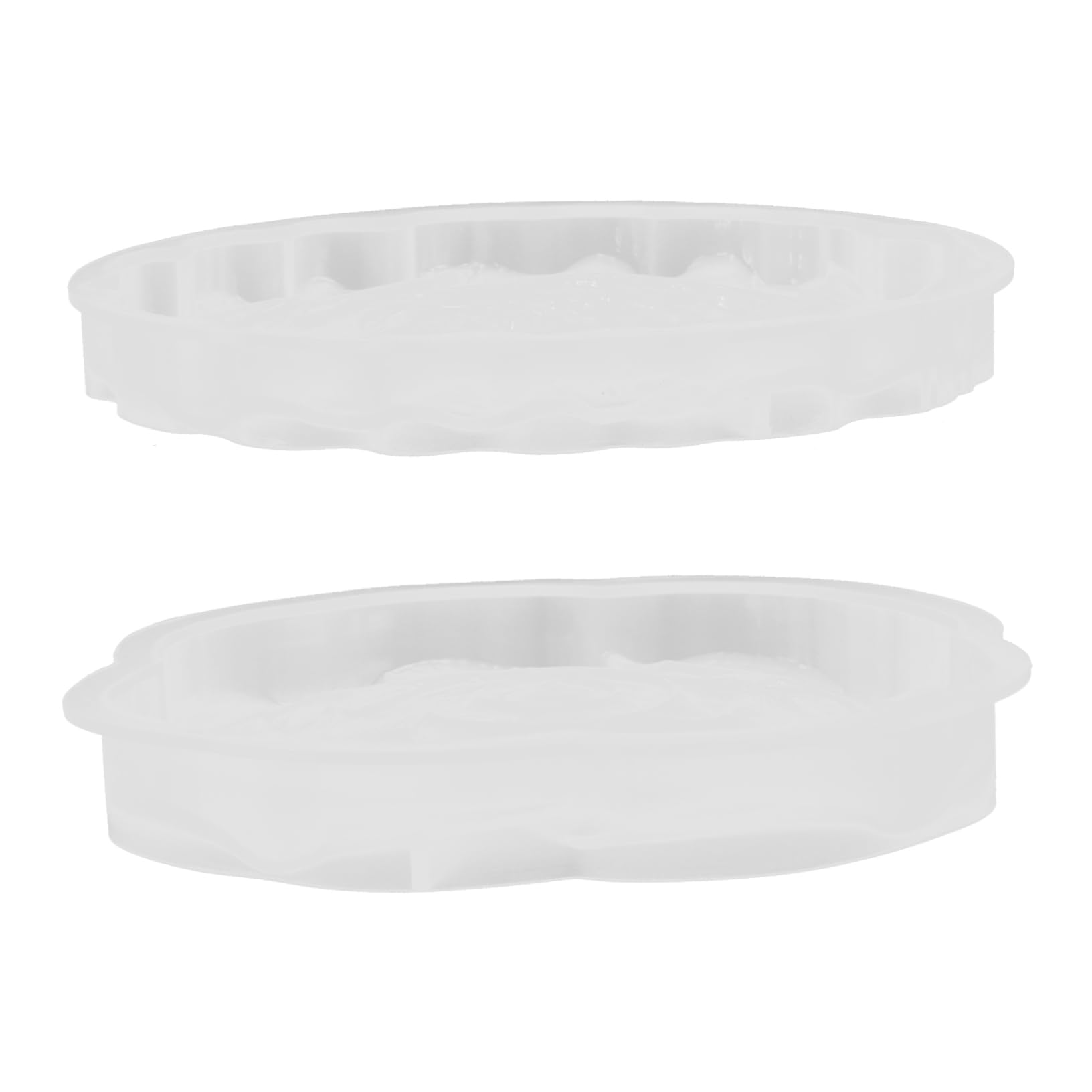OSALADI 4 Set Stampo Silicone Per Sottobicchieri Forma Mold Resina Flessibile Per Creazioni Artigianali Per Iniziare Creare Sottobicchieri Unici E Protettivi 2 Pezzi * 4