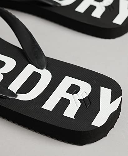 Superdry Tongs pour homme Code Essential FLIP FLOP FLOP - Noir - Taille XL EU