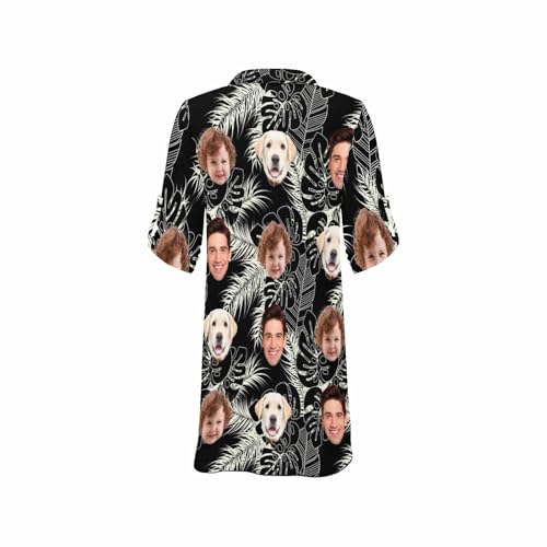 Custom Face Swimsuit Coverup for Women Personalized Bathing Suit Cover Up for Women Funny Beach Coverups4