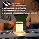 RWWR 2er Pack LED Akku Lampe Tischlampe Outdoor kabellos Warmweiß und RGB USB-C Tischleuchte für Terrasse Esstisch Garten Balkon