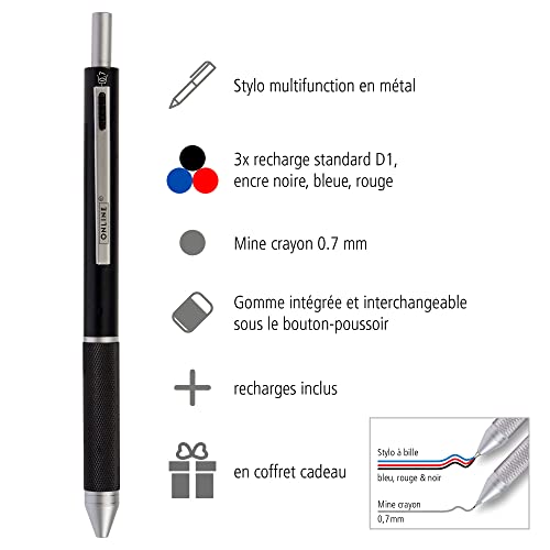 Online Multipen 4 in 1 nero | Penna a sfera e