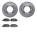 Dynamic Friction Company Front Brake Rotors with 5000 Advanced Brake Pads 6502-59102