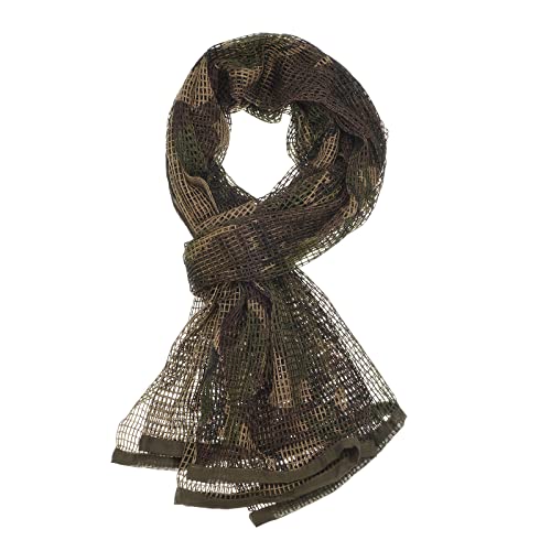 PATIKIL Camo Mesh Scarf, 71"x35", Desert Camouflage Netting, Unisex-Adults, Multicolor