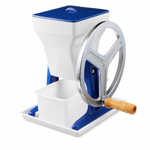 Trituradora de hielo manual y picadora compacta con base estable 2