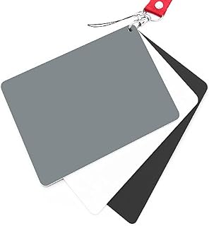 Anwenk Grey Card White Balance Card 18% Exposure Photography Card 5X4 Custom Calibration