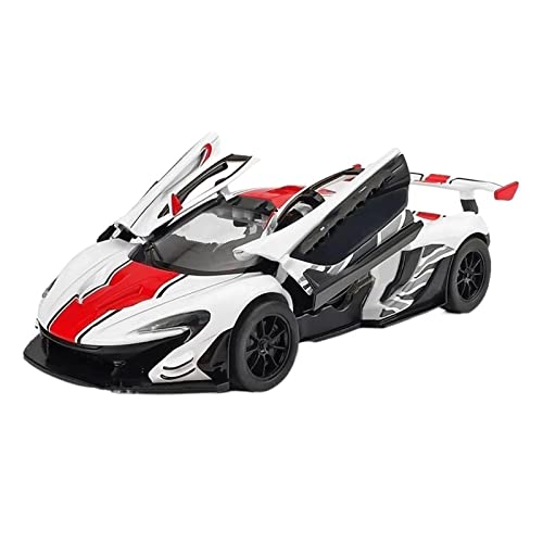 Modèle réduit de voiture McLaren P1 miniature 1:32 en métal blanc pour collectionneur