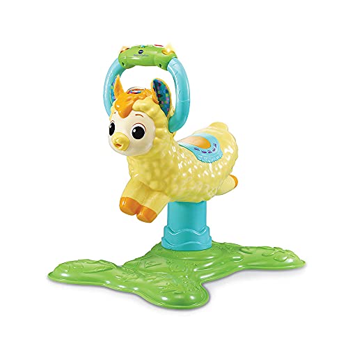 VTech - Mon Lama Rodéo Interactif, Bébé Tourne et Rebondit – 15/36 Mois- Version FR