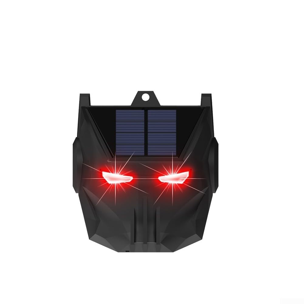 Hasaller 2Pcs Solar Nocturnal Animal Repeller Outdoor Pred-ator Lights with Strobe Lights Device for Cat Deer Skunk Deterrent for Yard Chicken Coop(2Pc)
