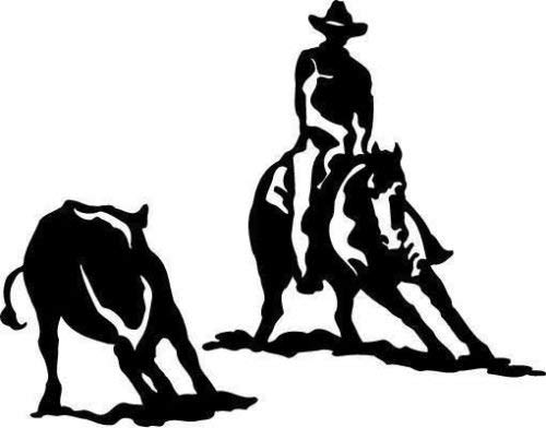 Ranger Products Cutting Horse Vinyl Decal Car Window Wall Laptop ...