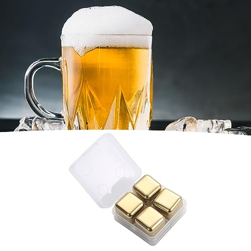 Cubos de hielo reutilizables acero inoxidable (4 unidades) miniatura 4