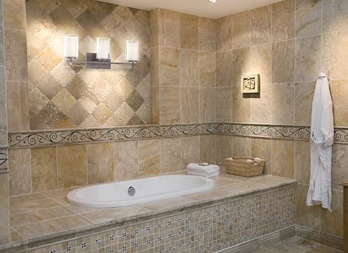 Image of Minka Lavery 6103-172 Parsons Studio Vanity Bath Light, 3-Light, 300 Total Watts, 24-in H x 8.75-in W, Smoked Iron