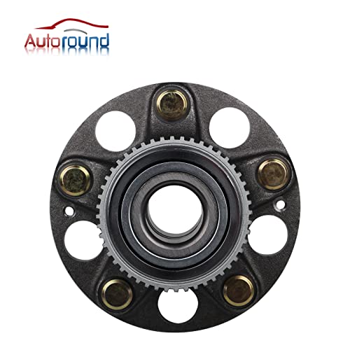 Autoround 512188 Rear Wheel Hub And Bearing Assembly Replacement For 2004-2008 Acura Tl, 2003-2007 Honda Accord 5 Lug Pair #TOP2
