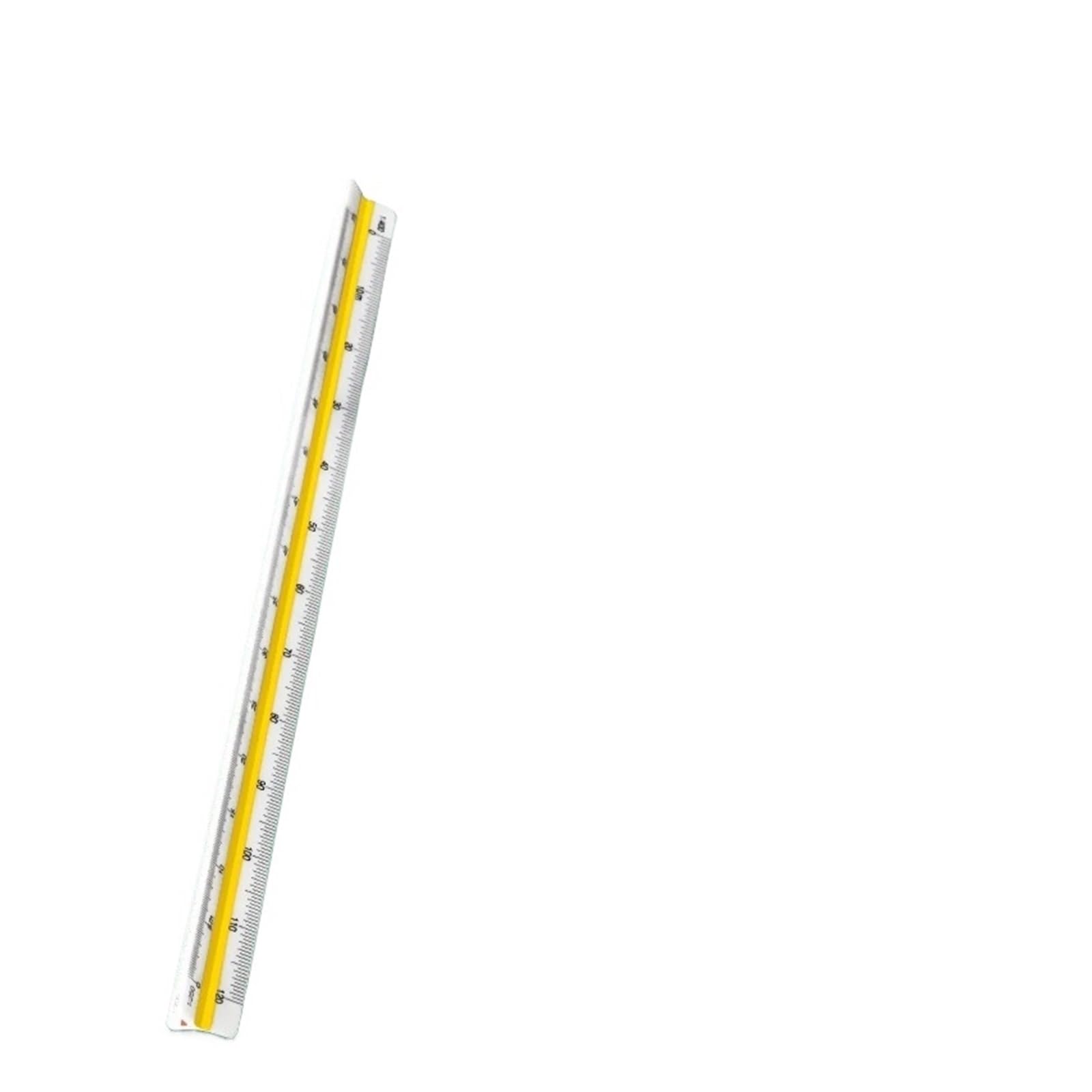 Architectural Scale Ruler Trigonometric Scale Ruler Triangular Size Ratio Multiple Choice Multi-Drawing for Graphic Interior Design(Large proportion)