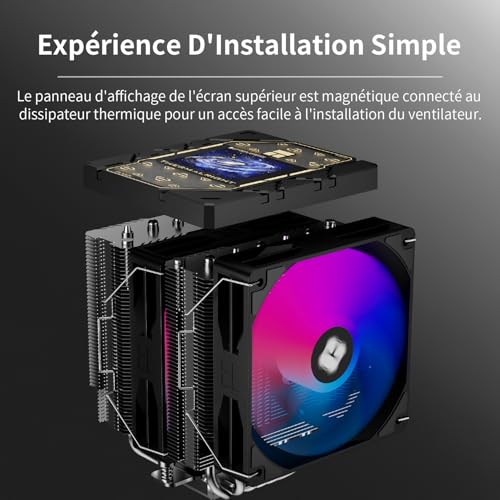 Thermalright Peerless Assassin 120 Vision ARGB Ventirad CPU Écran LCD Socket Intel AM5 - 7