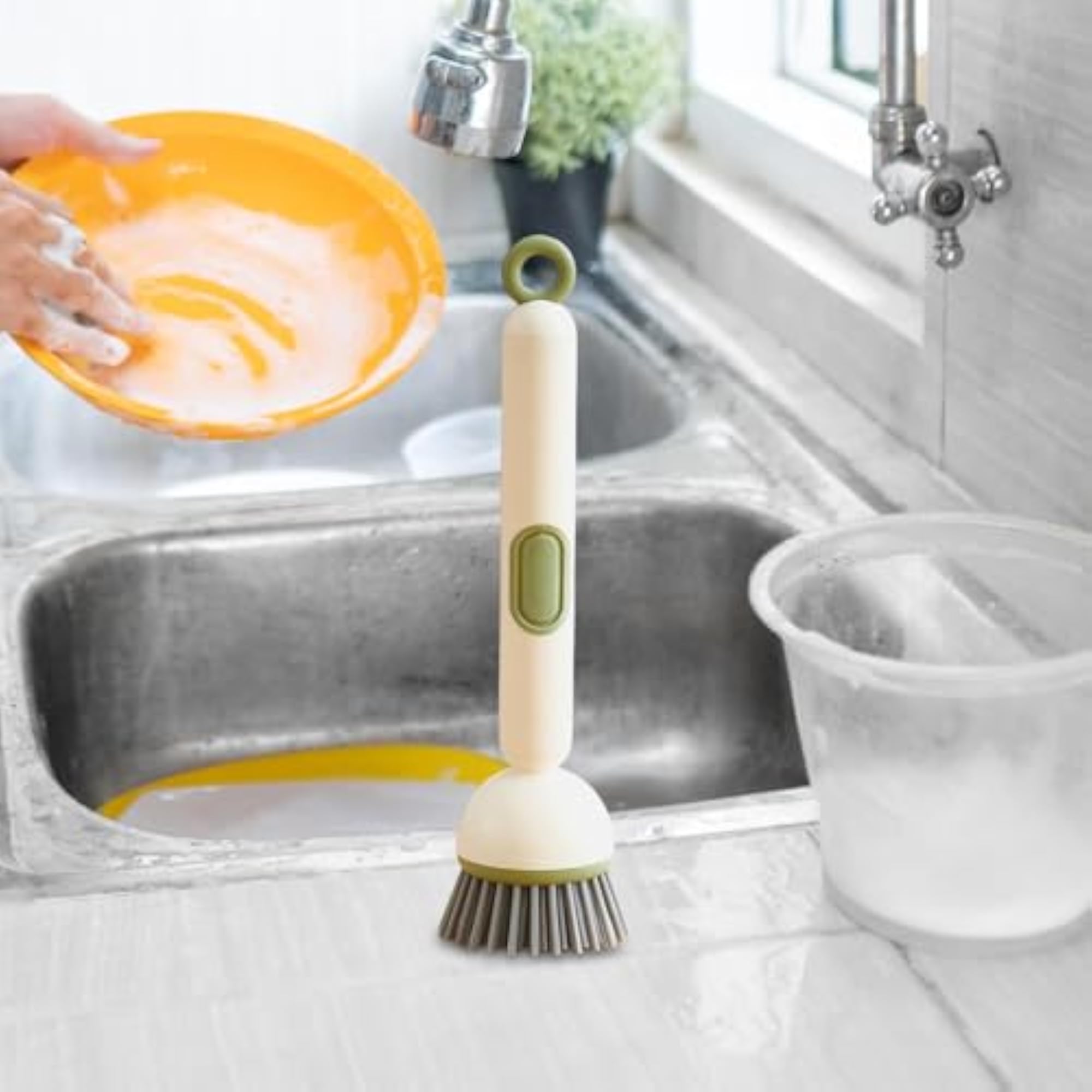 Dish Soap Cleaning Brush for Kitchen Utensils & Tiles