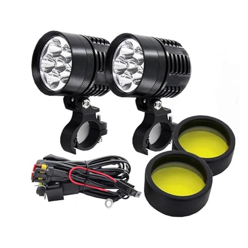 Luces auxiliares moto 12000LM led ajustables focos antiniebla BMW ADV