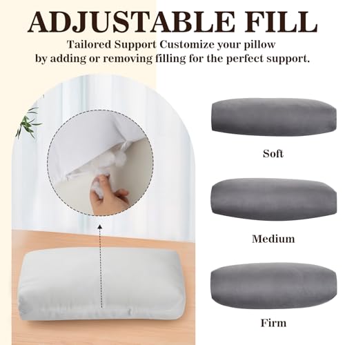 AHUAWA Recliner Headrest Pillow, Adjustable Neck & Head Support Pillow, Soft Velvet Non-Slip Headrest for Recliner, Couch, Chair, Sofa - Thumbnail 3