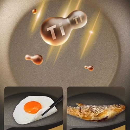 Wok antiadherente de aluminio 32 cm con tapa miniatura 6