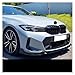 Compatible With BMW 3 Series G20 G21 MM-Sport 320i 325i 330i 320d M340i LCI 2022-2024+ Car Front Bumper Splitter Lip Spoiler Guard Body Kits(Carbon Look)