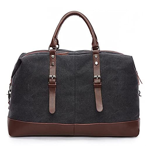 FDSJKD Bolso del Gimnasio de los Hombres del Viaje de los Hombres del Viaje del Lona al Aire Libre Llevar Bolsas de Equipaje Bolsas de los Hombres Bolsas de Viaje Tote Grande Bolso de Fin de Semana Cover