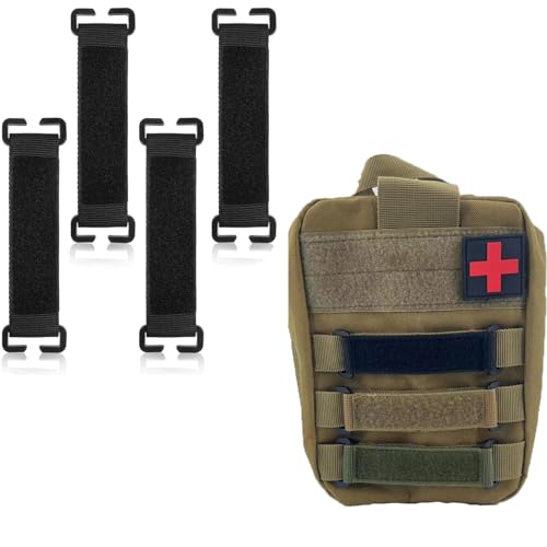 ZELLYA 4PCSMolle Patches, Hook and Loop Tactical Patches Pan...