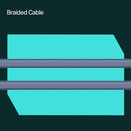 Image of Bassheads 213L, 10mm Drivers, Signature Sound, in-Line Microphone, Integrated Controls, 3.5mm L-Shaped Connector & 120cm Braided Cable Wired Earphones with Mic (Active Grey)