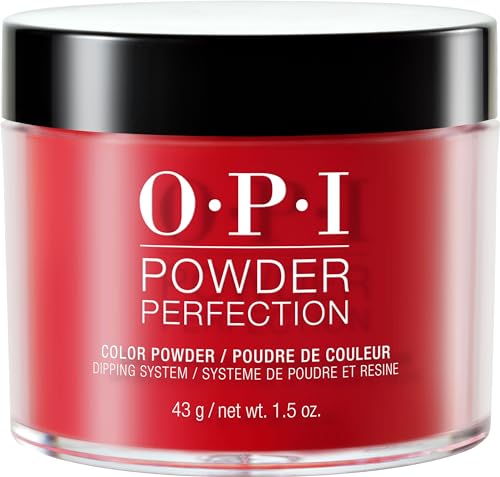 OPI Powder Perfection Big Apple Red | Opaque Bright Red