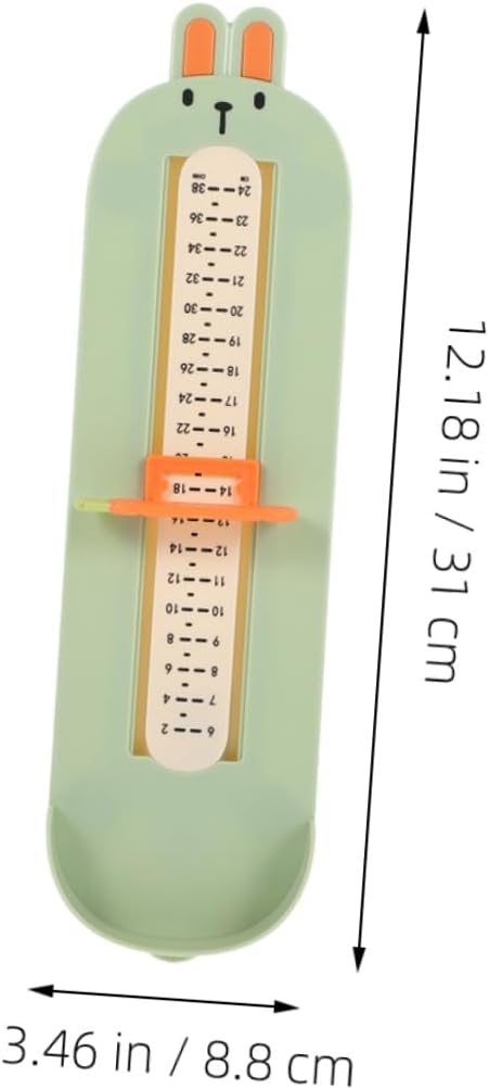 2pcs Toddler Foot Measuring Device Shoe Size Ruler Feet Measuring Ruler For Kids Infants Foot Gauge Measurer Tool For Children Shoe Home Use